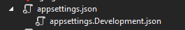appsettings.json w Visual Studio