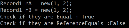 rekordy w C# 9.0 ReferenceEquals