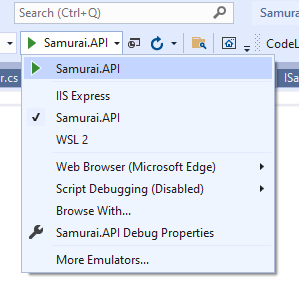 ASP.NET CORE Samurai.API