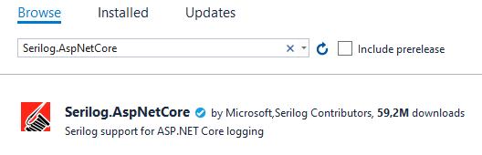 Serilog z ASP.NET Core