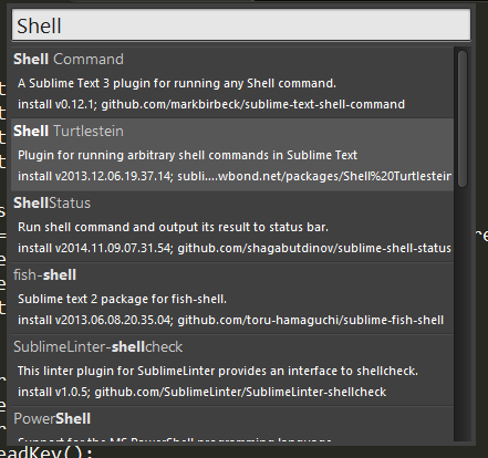 Shell Command