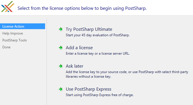 postSharp Licence