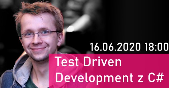 Test Driven Development z C# obrazek reklamujący wydarzenie