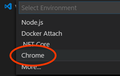 Visual Studio Code Chrome