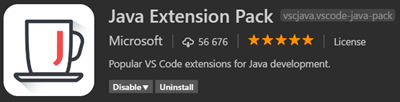 Java Extension Pack