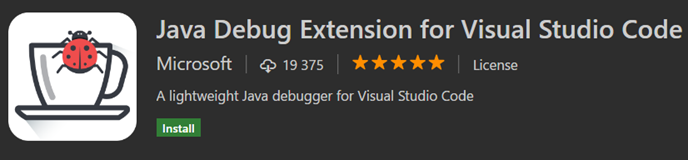 Java Debug Extension for Visual Studio Code