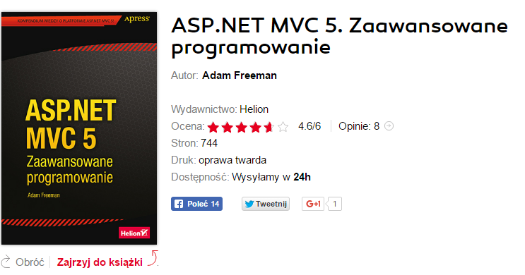 ASP.NET MVC 5. Zaawansowane programowanie
