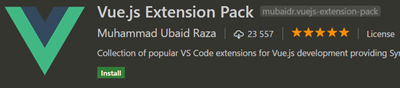 Vue.js Extension Pack