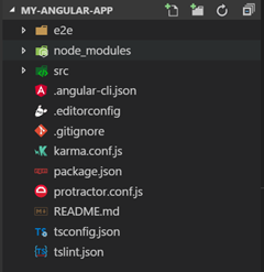 Visual Studio  my-angular-app